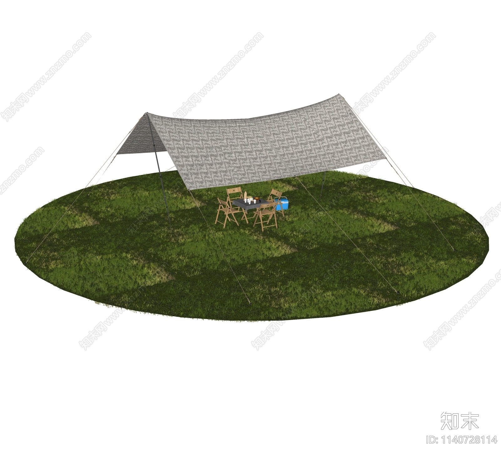 露营帐篷SU模型下载【ID:1140728114】