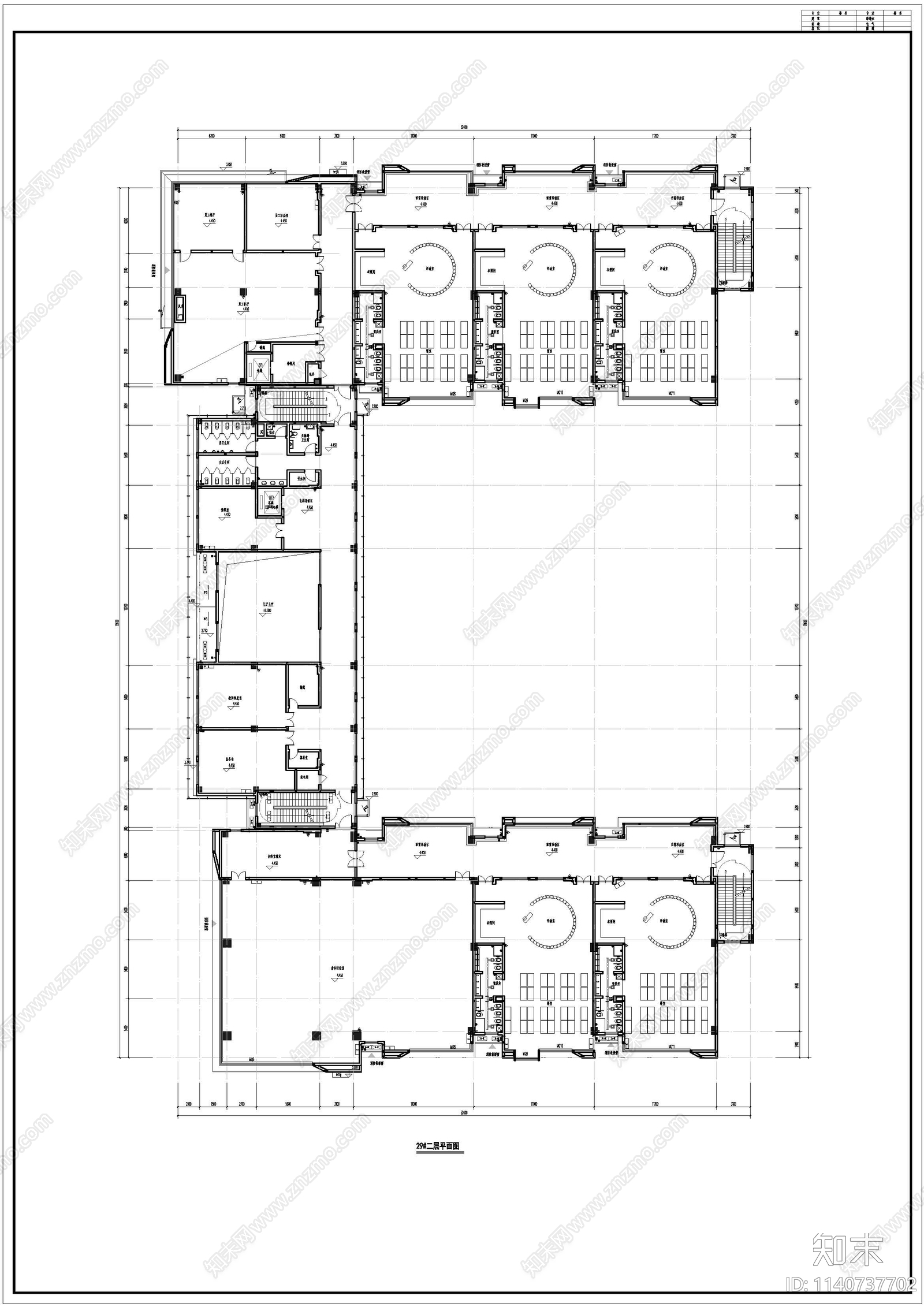 幼儿园建筑cad施工图下载【ID:1140737702】