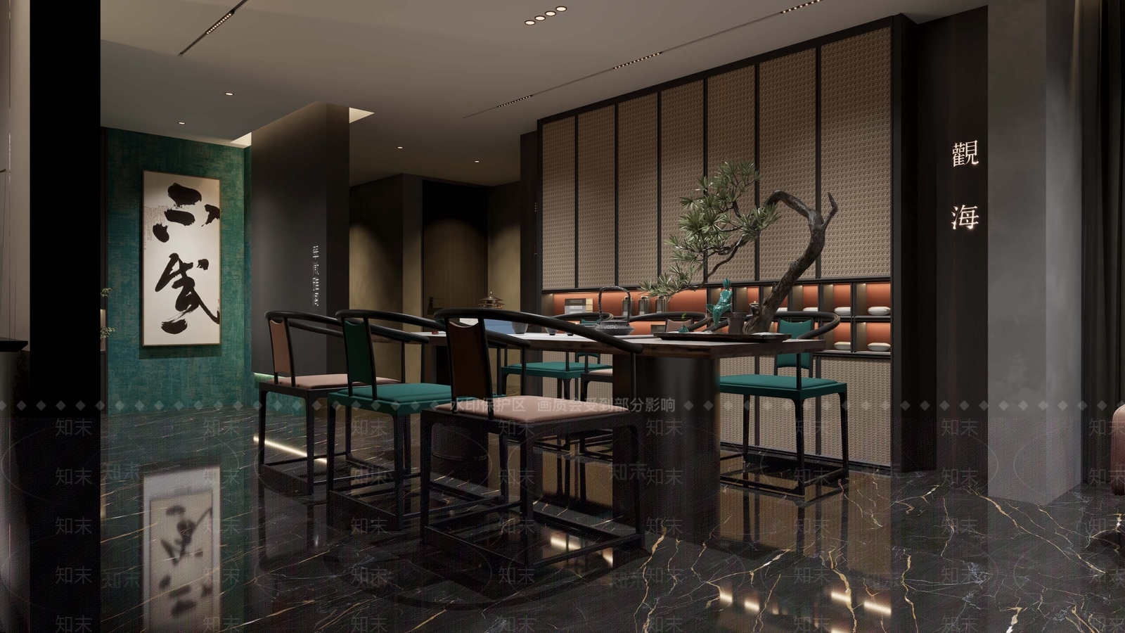 新中式茶馆3D模型下载【ID:1213906552】