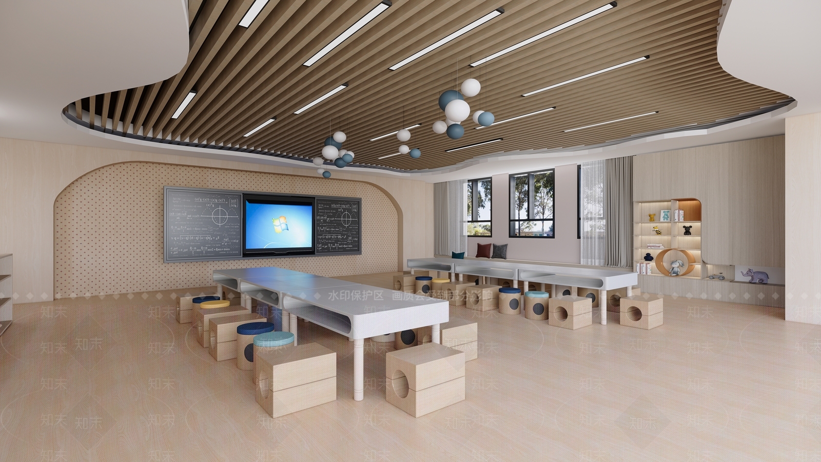 现代青少年活动中心SU模型下载【ID:1140778998】