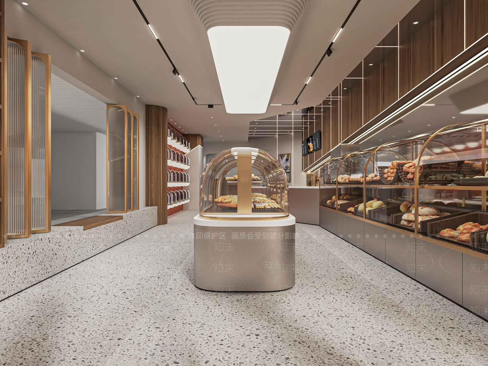 现代面包店SU模型下载【ID:1140785471】