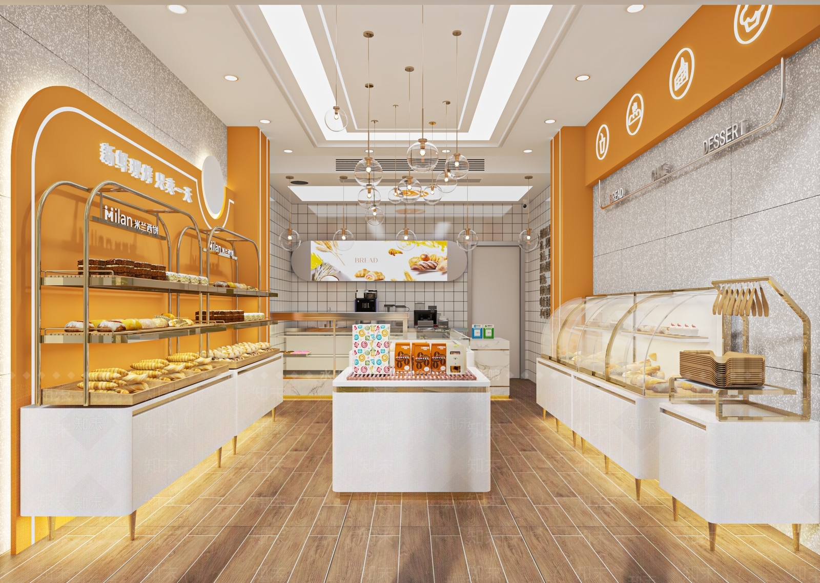 现代烘培店SU模型下载【ID:1140791323】