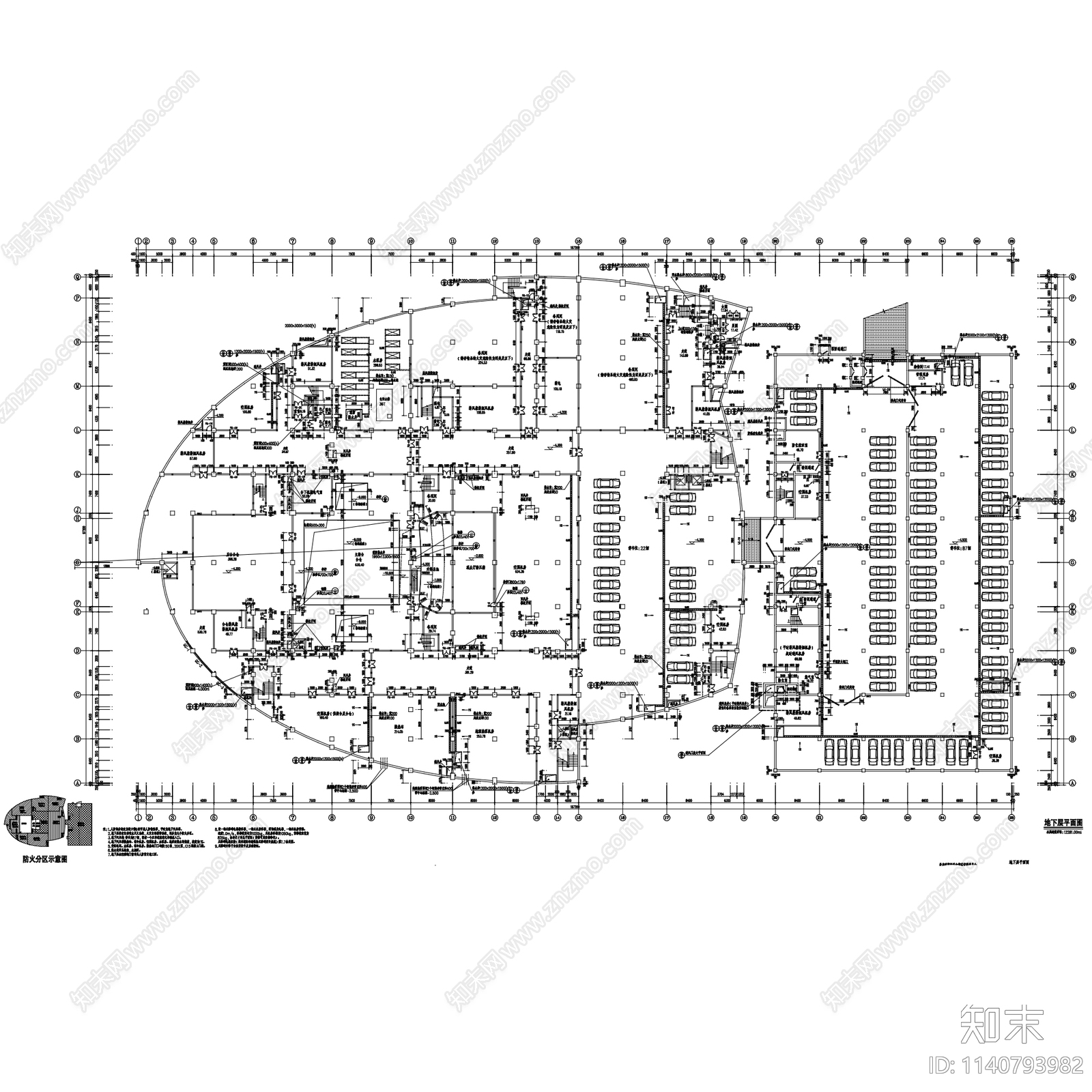 电影院剧院剧场建筑cad施工图下载【ID:1140793982】