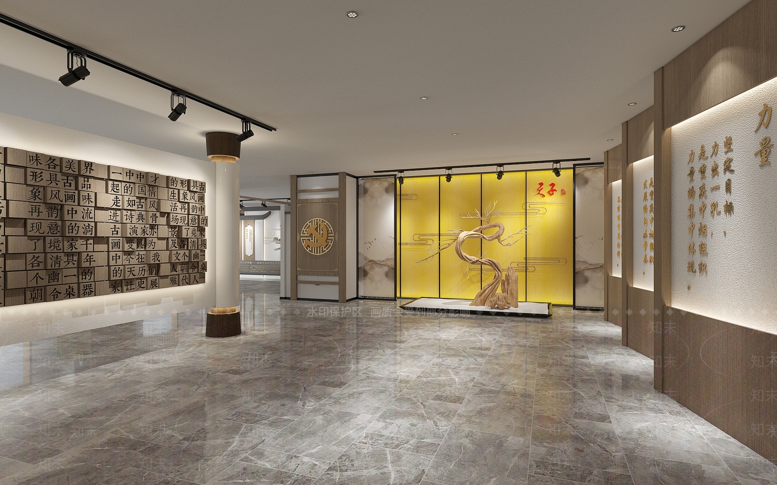 新中式其他展厅SU模型下载【ID:1140972853】