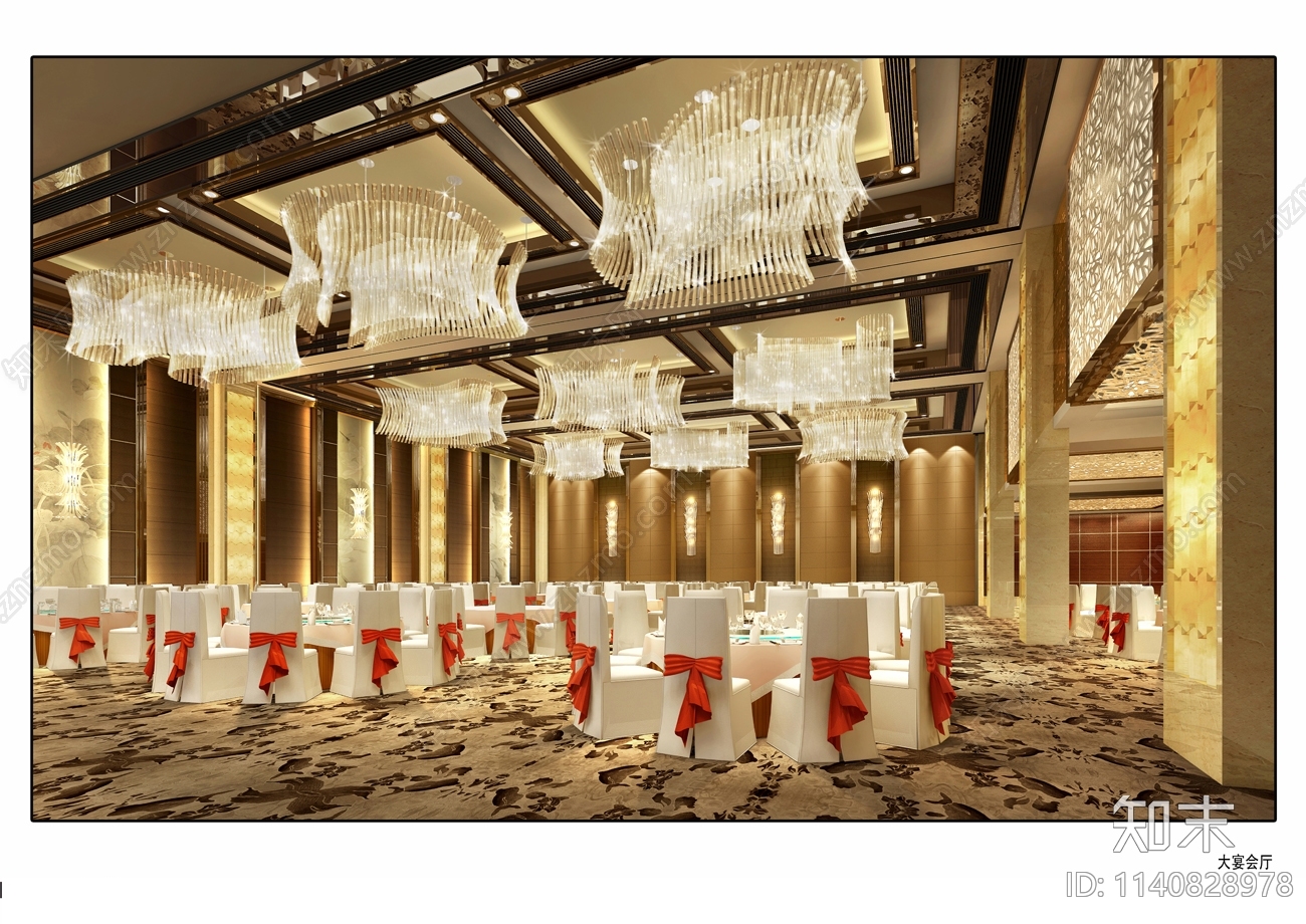 园林式五星级度假酒店室内cad施工图下载【ID:1140828978】