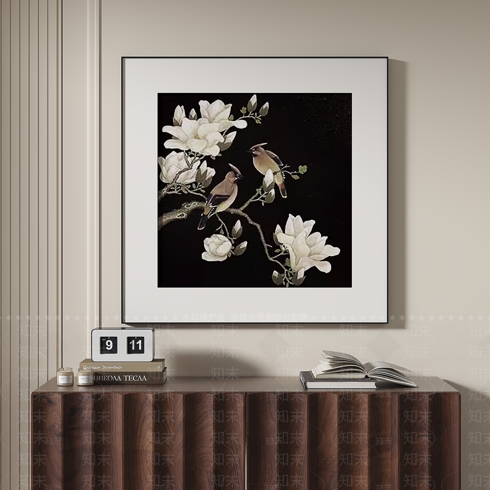 现代中古装饰画3D模型下载【ID:1140834346】_知末3d模型网