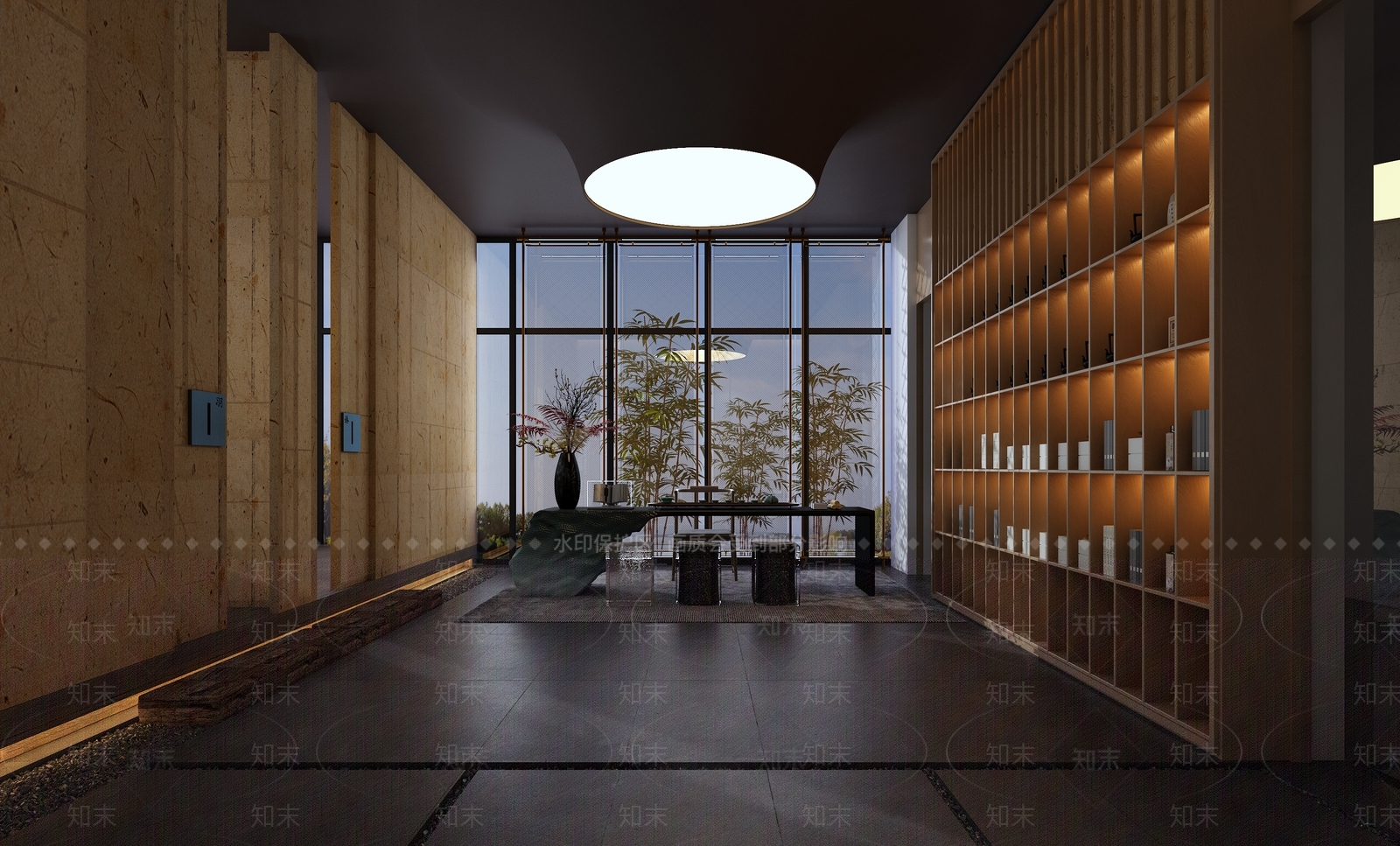 日式茶室3D模型下载【ID:1140871921】
