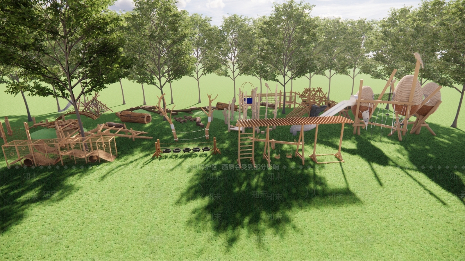 健身无动力健身器材SU模型下载【ID:1140883917】