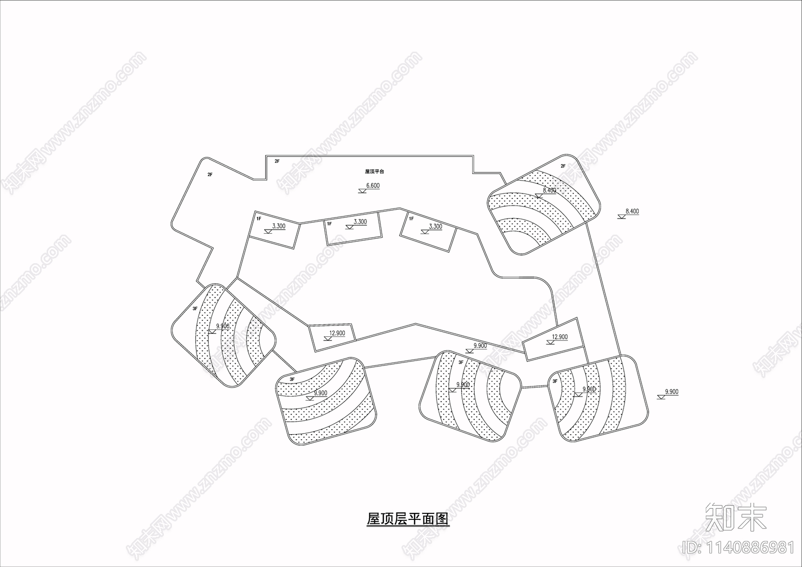 幼儿园建筑cad施工图下载【ID:1140886981】