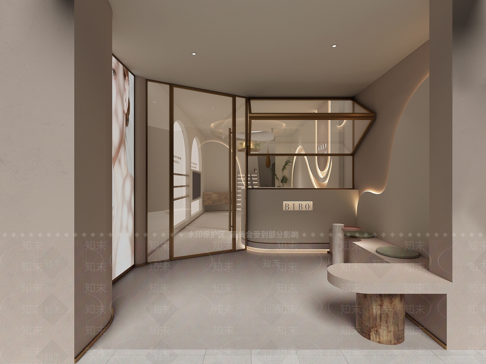 现代售楼处3D模型下载【ID:1213909867】