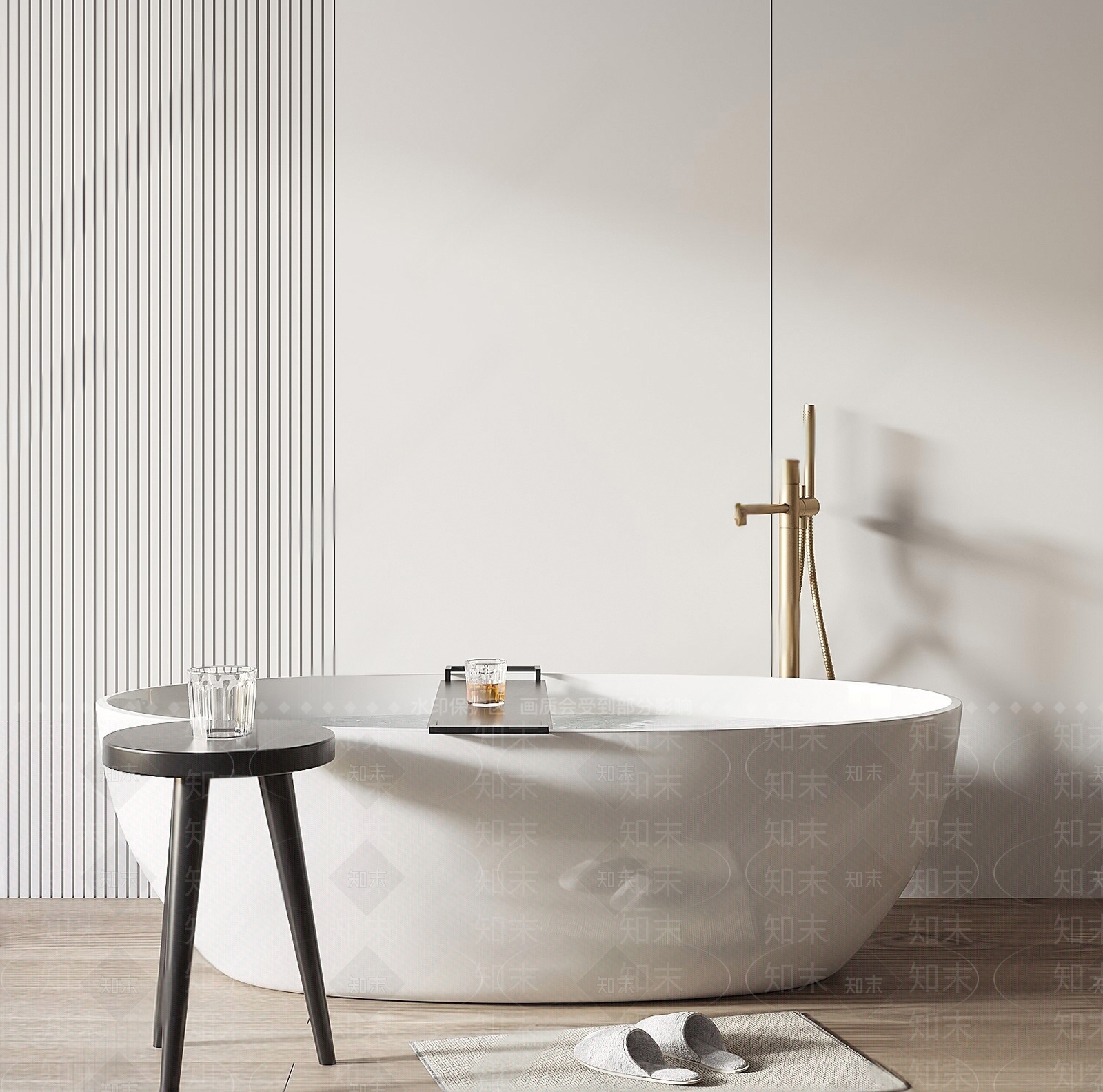 浴缸SU模型下载【ID:1140913477】