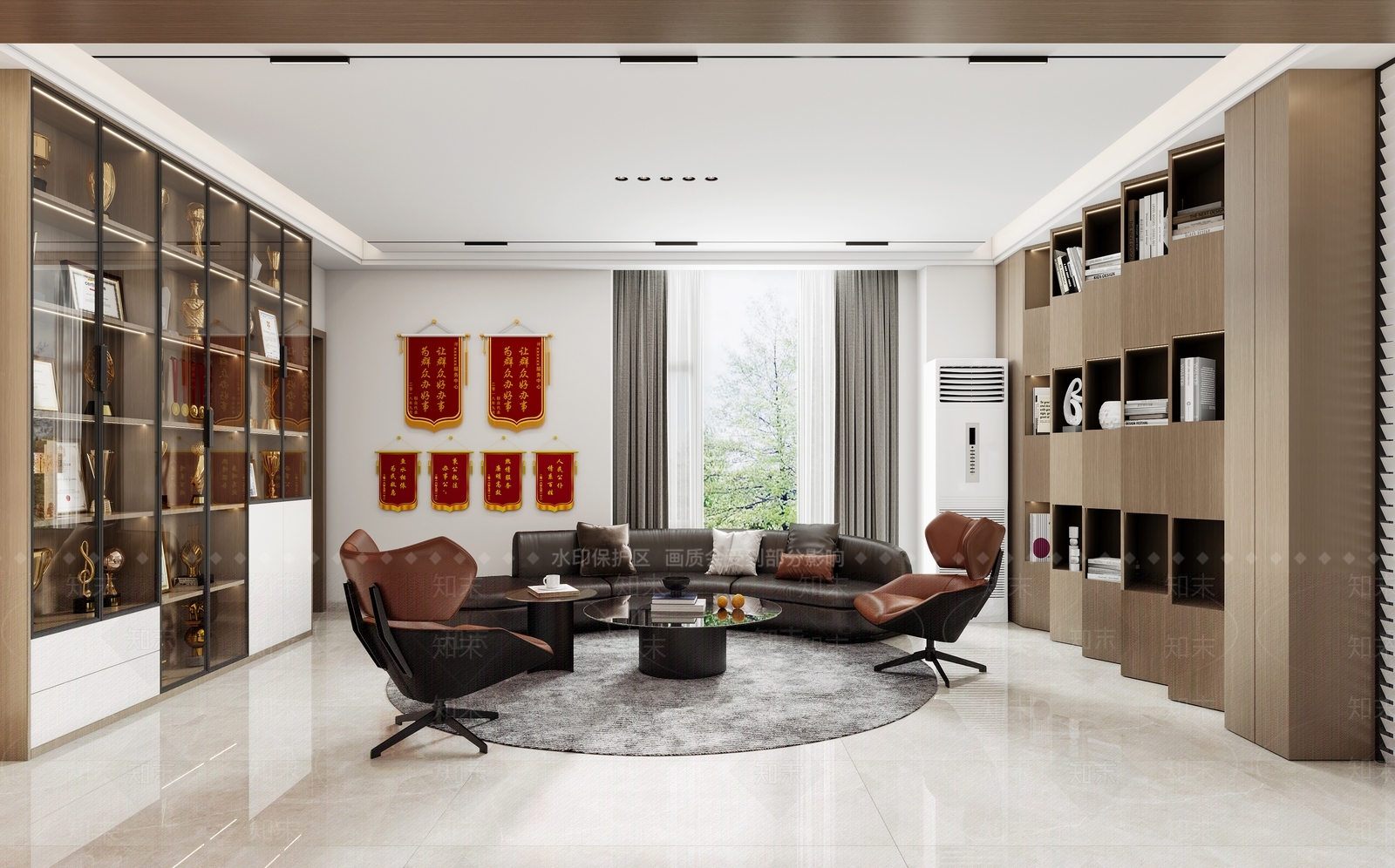 现代党建空间3D模型下载【ID:1140932188】