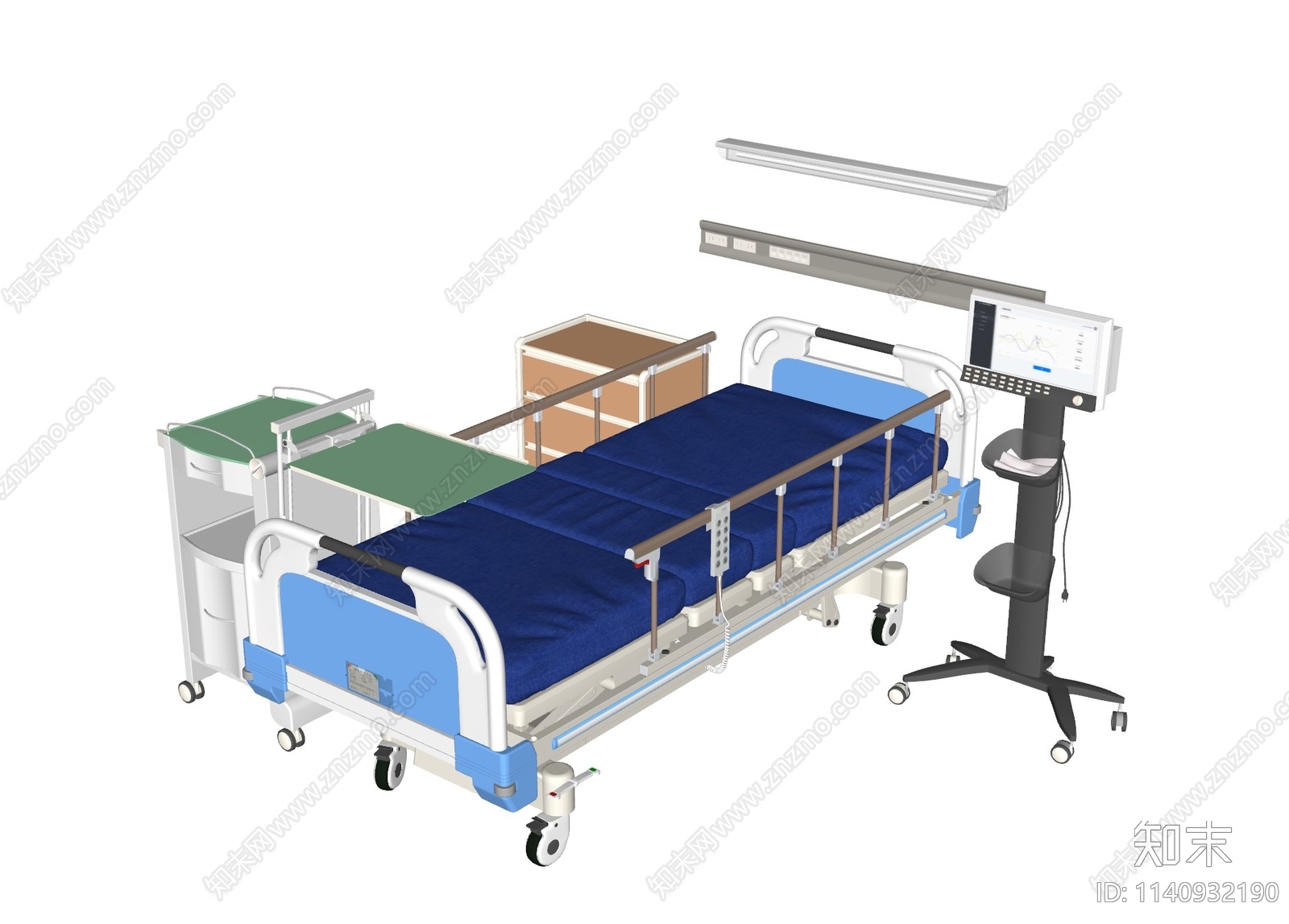 病床SU模型下载【ID:1140932190】