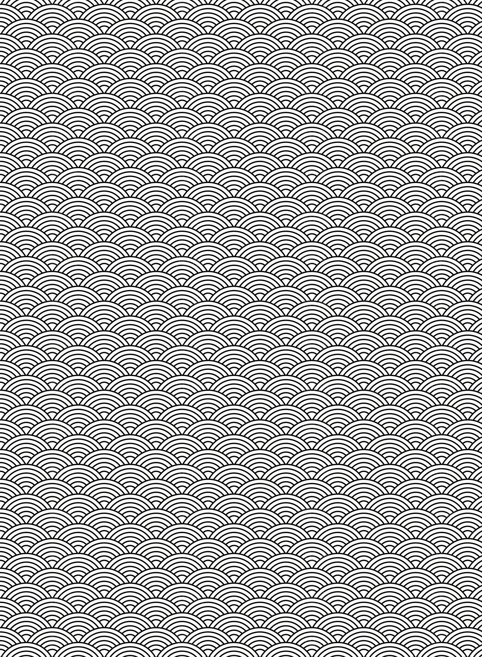 中国风波浪图案黑白凹凸花纹贴图下载【ID:1140949180】