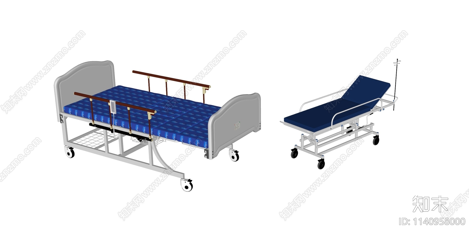 病床护理床医疗设备器材SU模型下载【ID:1140958000】