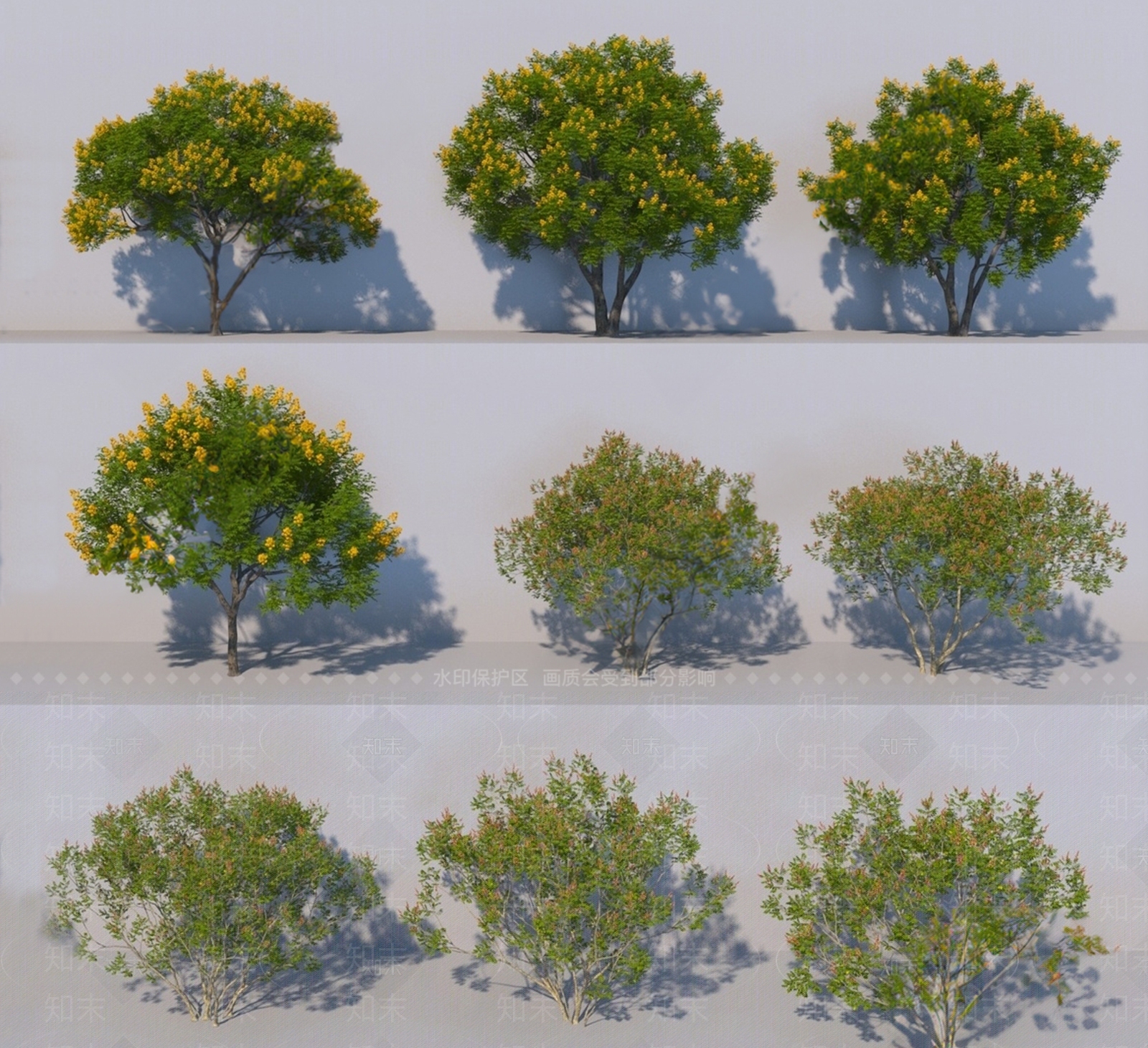 树木SU模型下载【ID:1140959331】