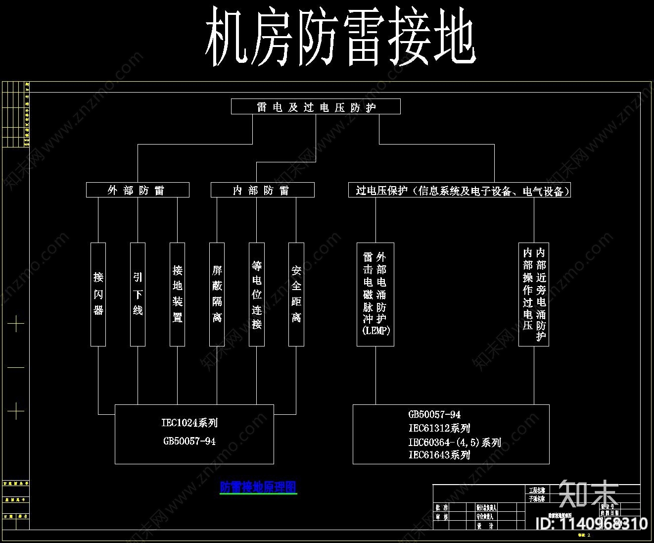 机房装修cad施工图下载【ID:1140968310】