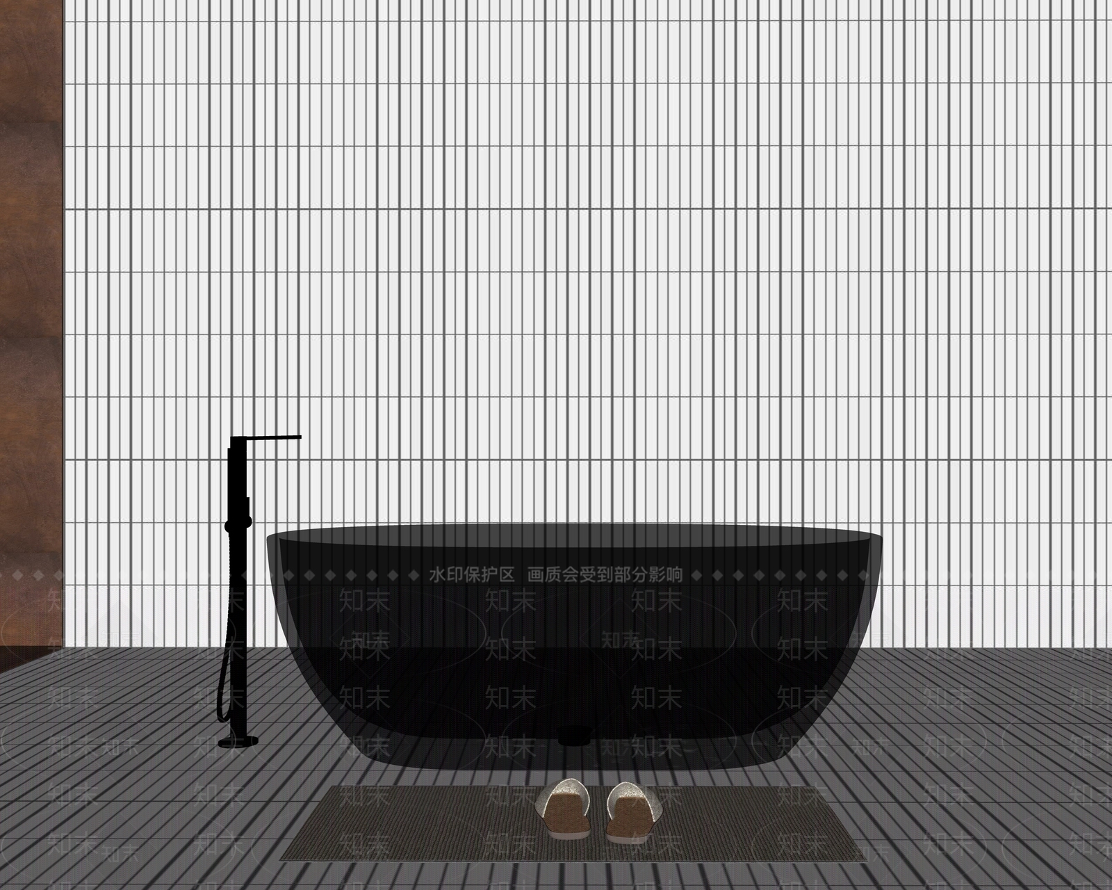 浴缸SU模型下载【ID:1140987783】