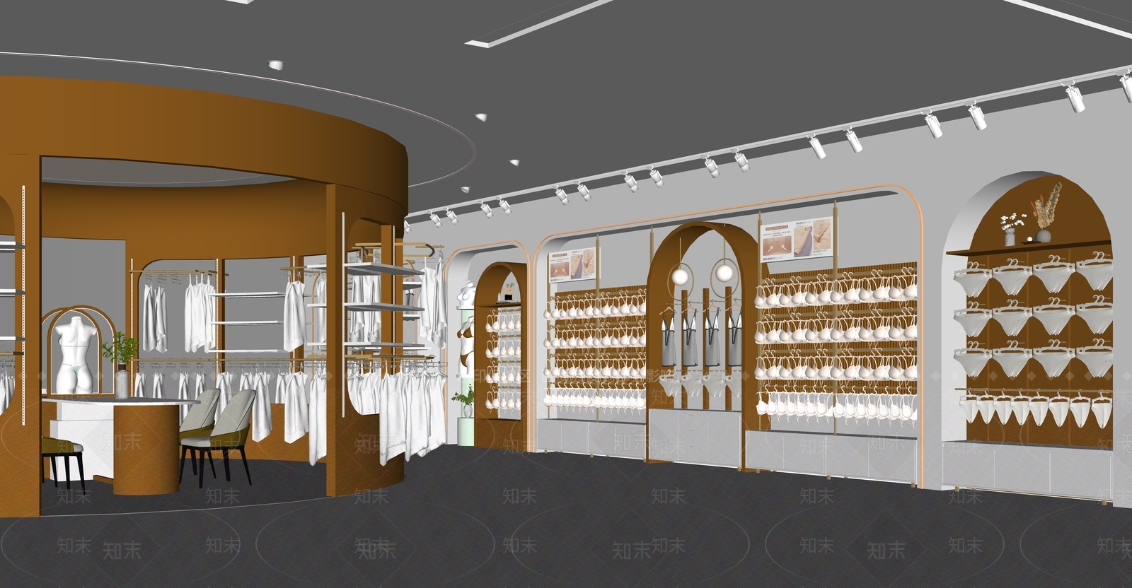 现代内衣店SU模型下载【ID:1140991754】