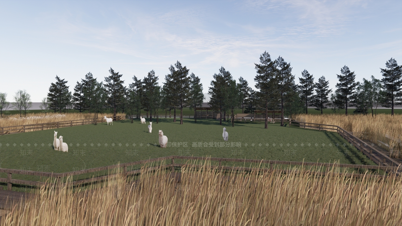现代乡村公园SU模型下载【ID:1140992802】