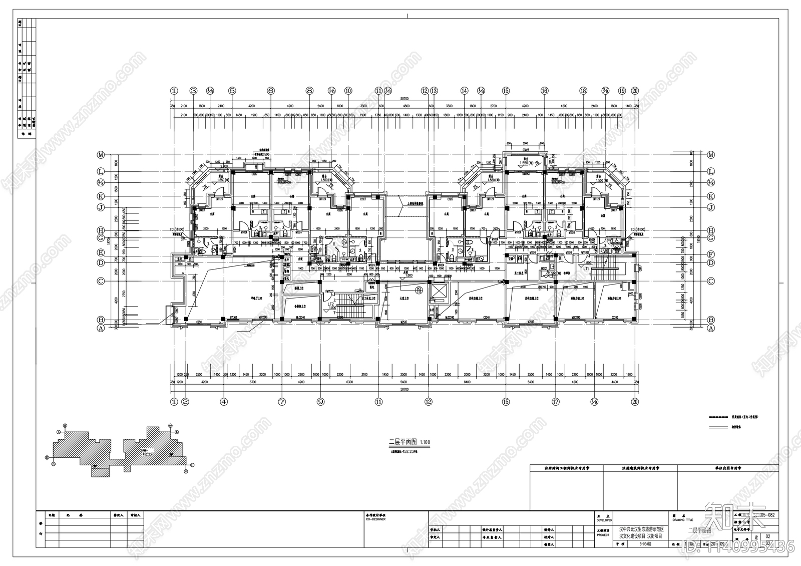 住宅区建筑cad施工图下载【ID:1140995436】