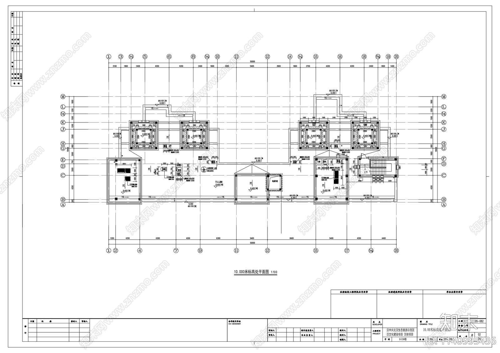 住宅区建筑cad施工图下载【ID:1140995436】