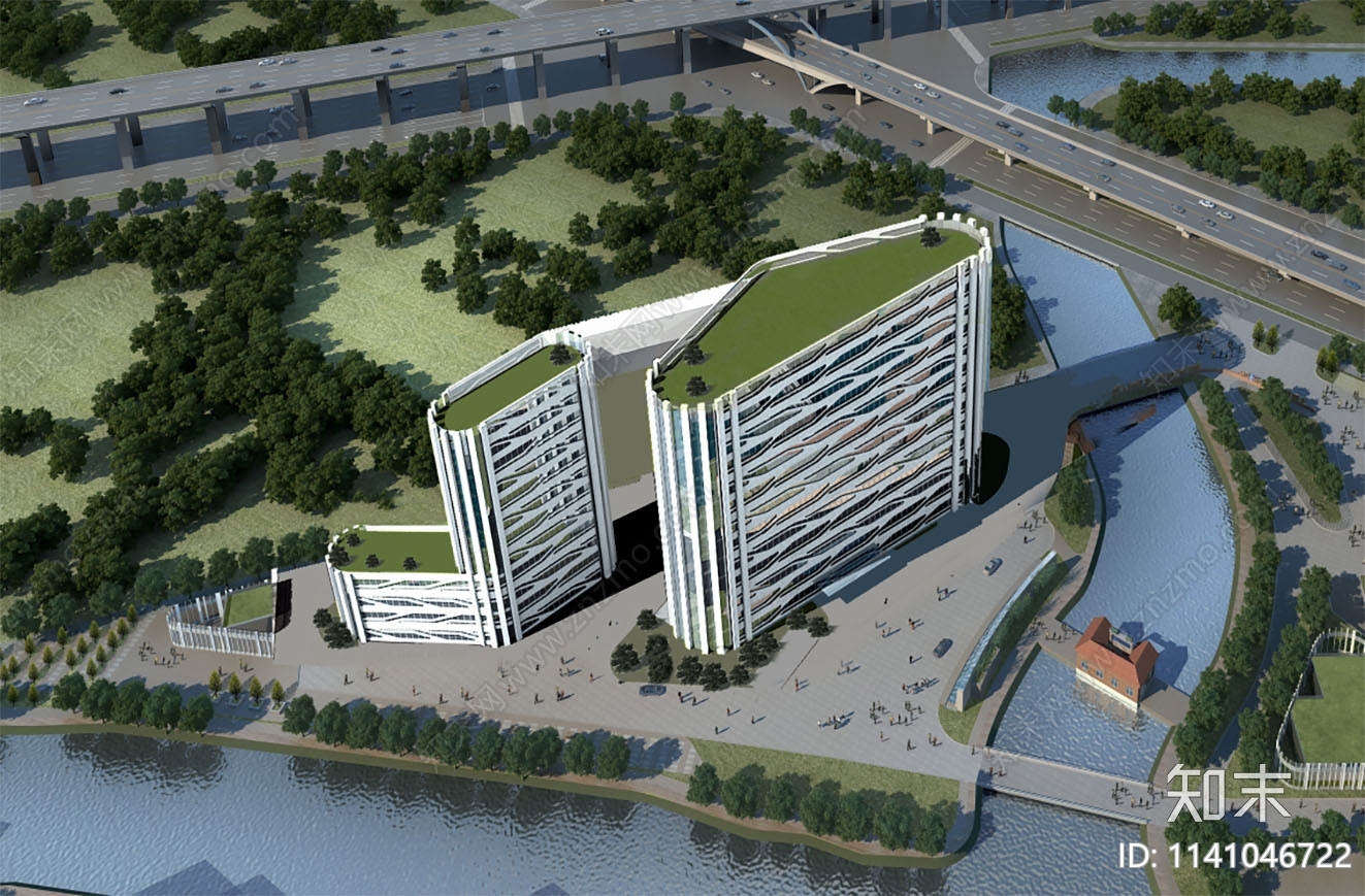 上海漕河某园区办公环境景观平面图施工图下载【ID:1141046722】