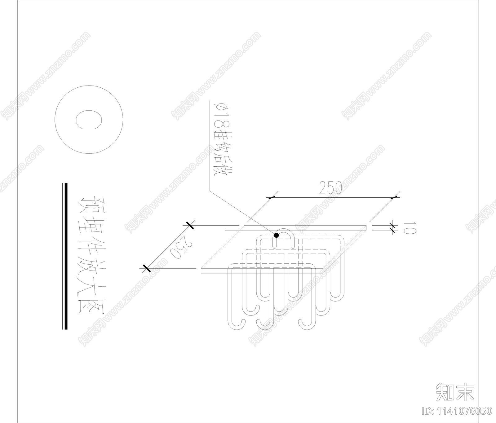 检修孔平台cad施工图下载【ID:1141076050】