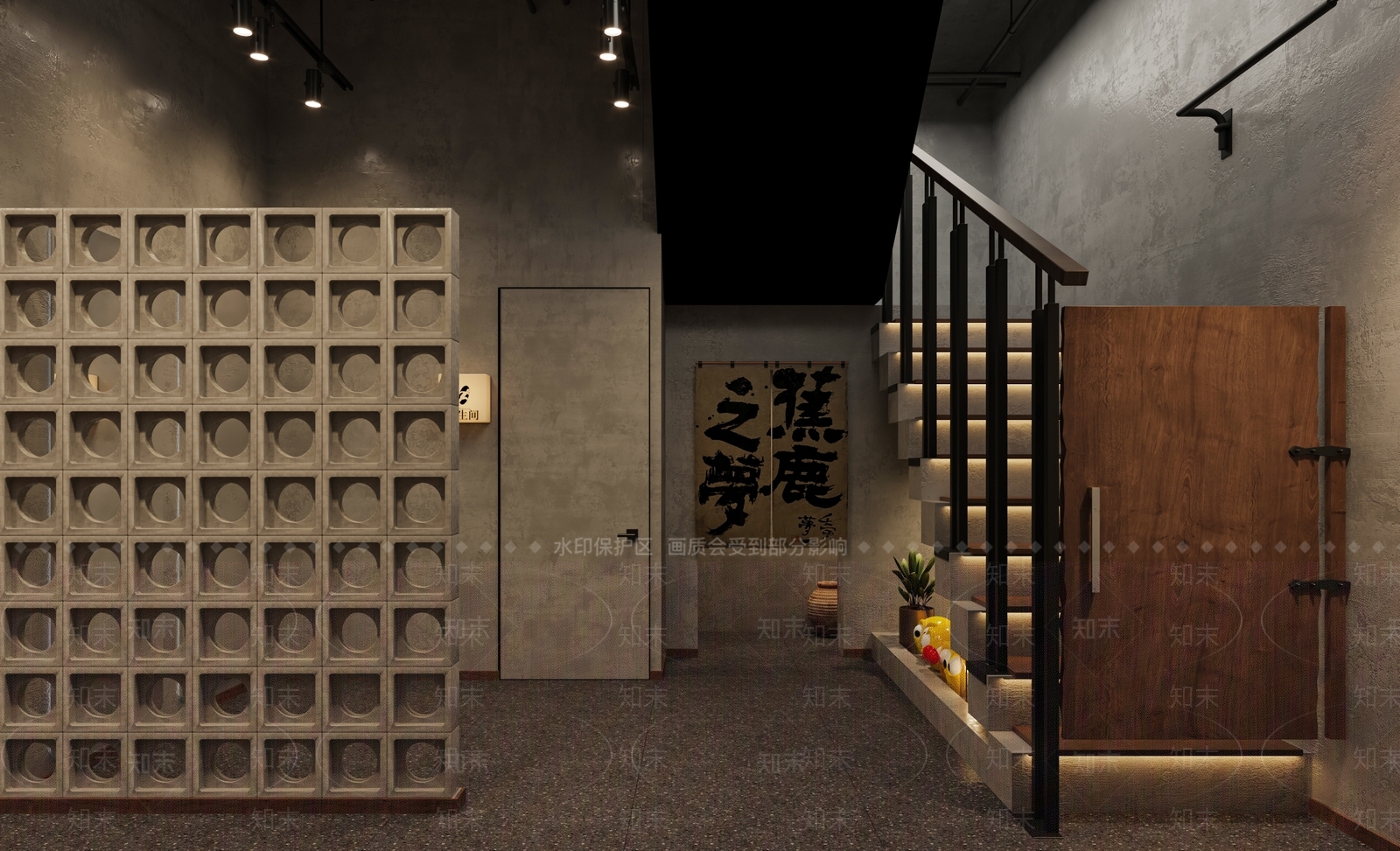 现代音乐餐厅3D模型下载【ID:1141083674】