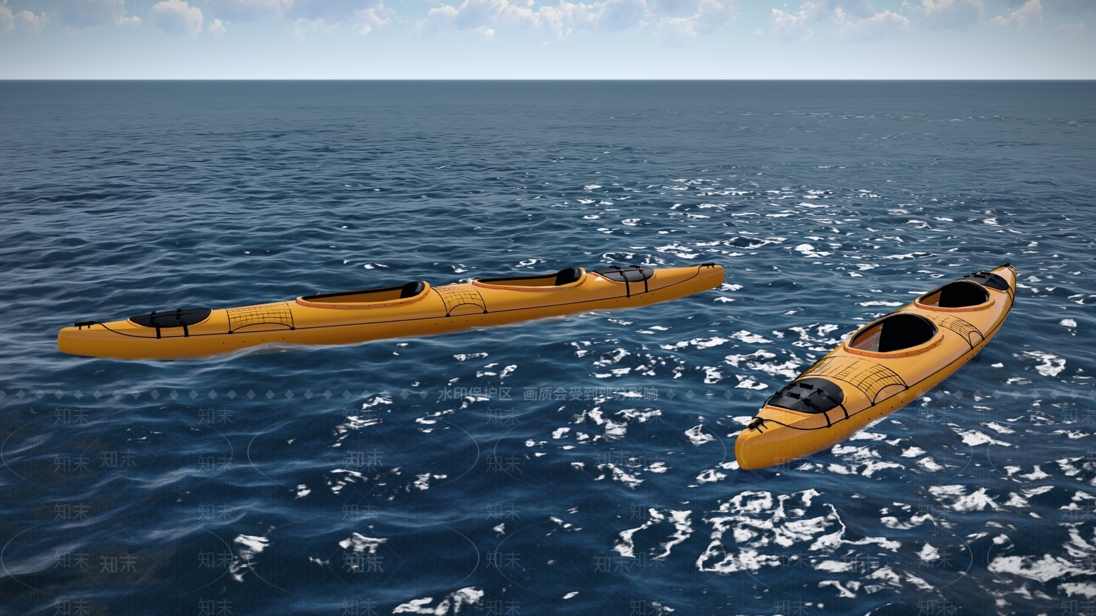 皮划艇SU模型下载【ID:1141089615】