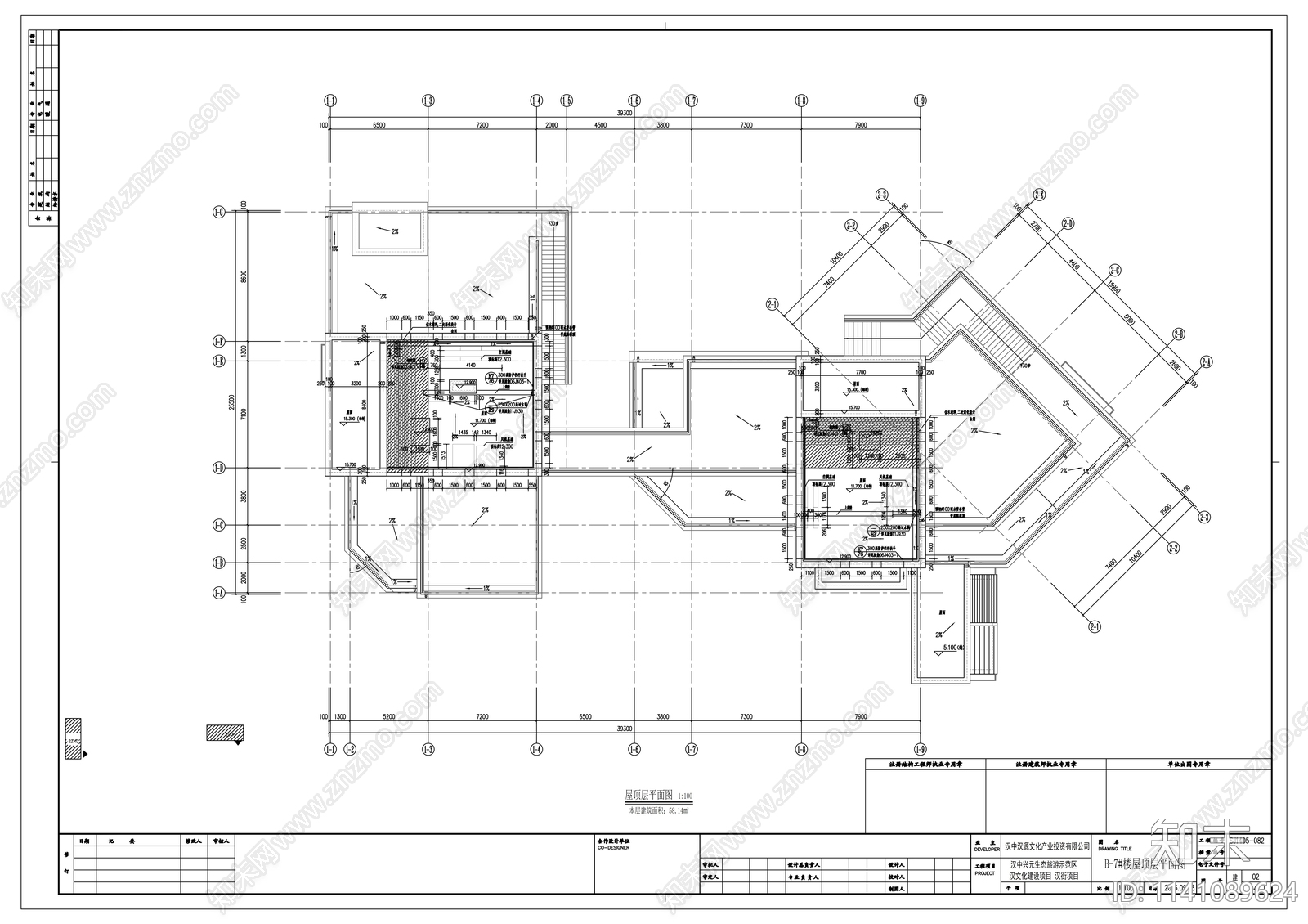 商业建筑cad施工图下载【ID:1141089624】