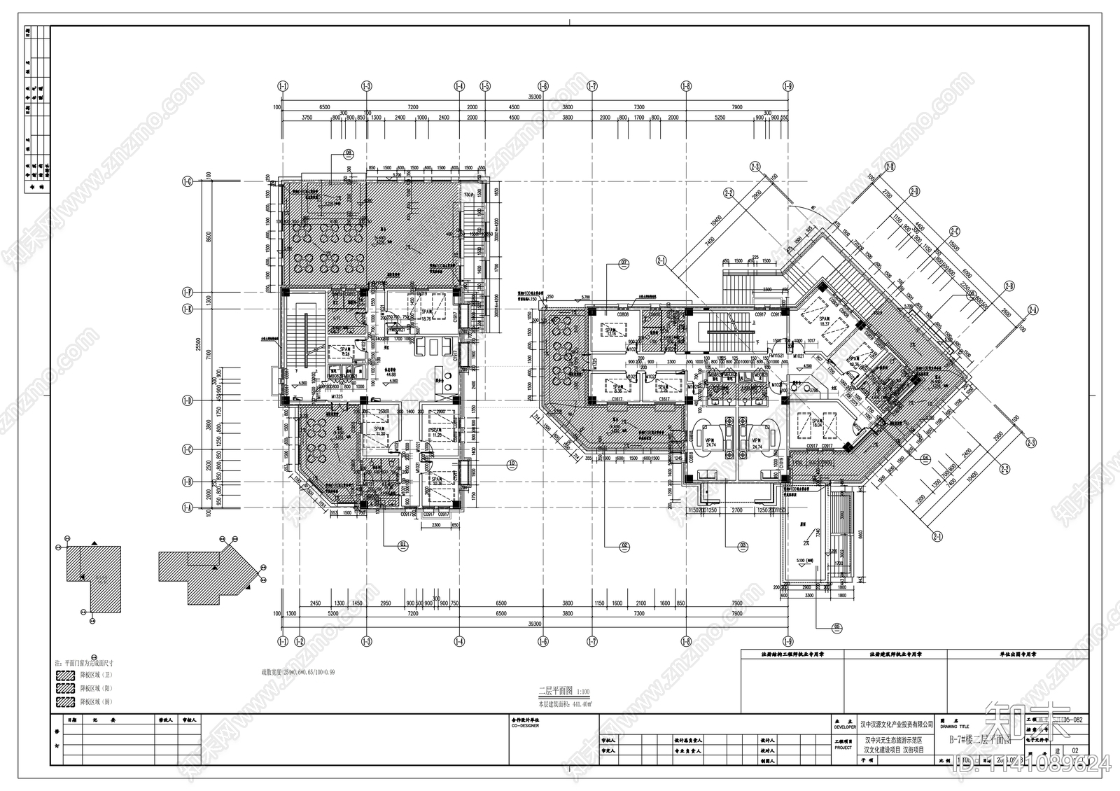 商业建筑cad施工图下载【ID:1141089624】