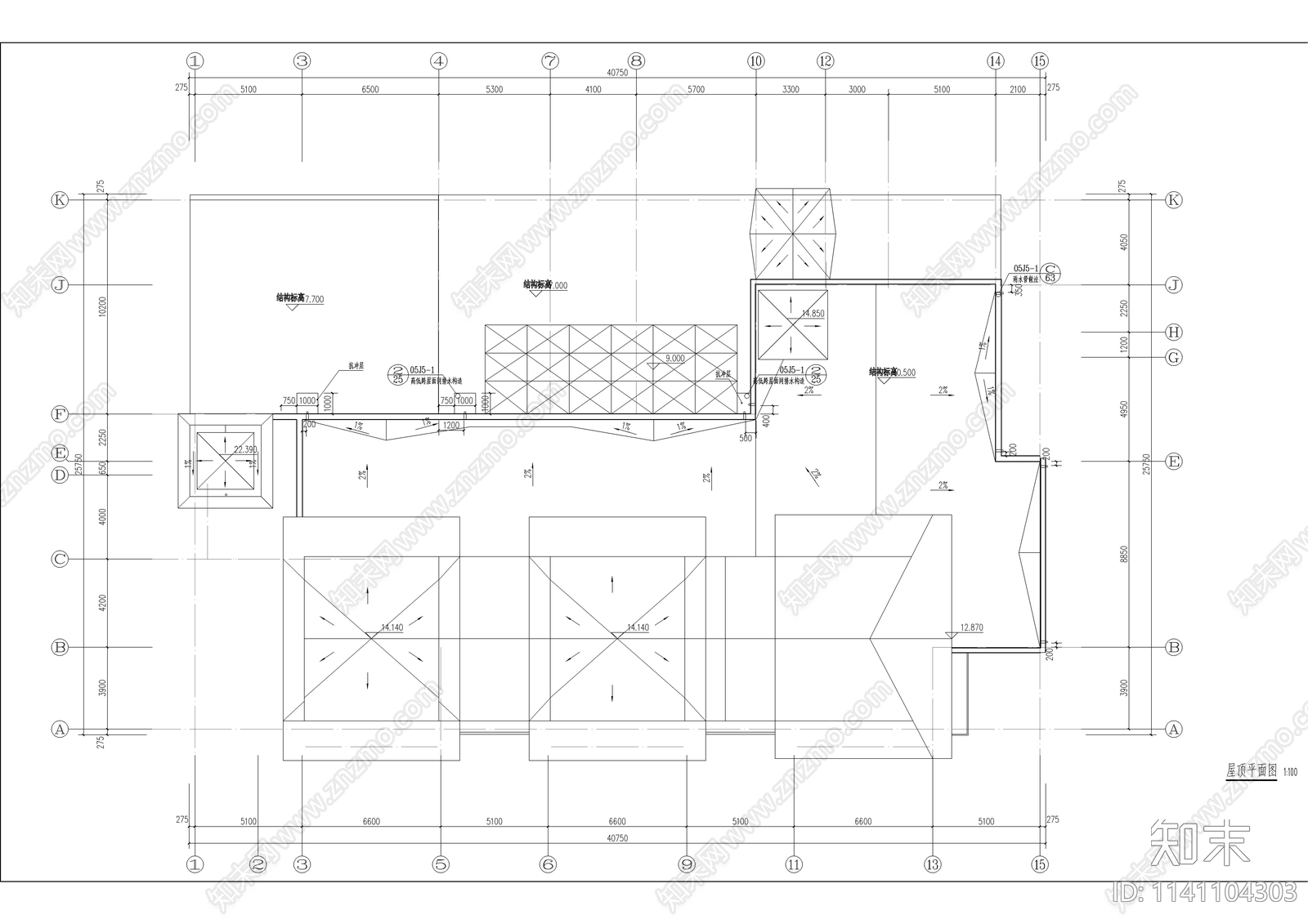 整套小区幼儿园建筑施工图下载【ID:1141104303】