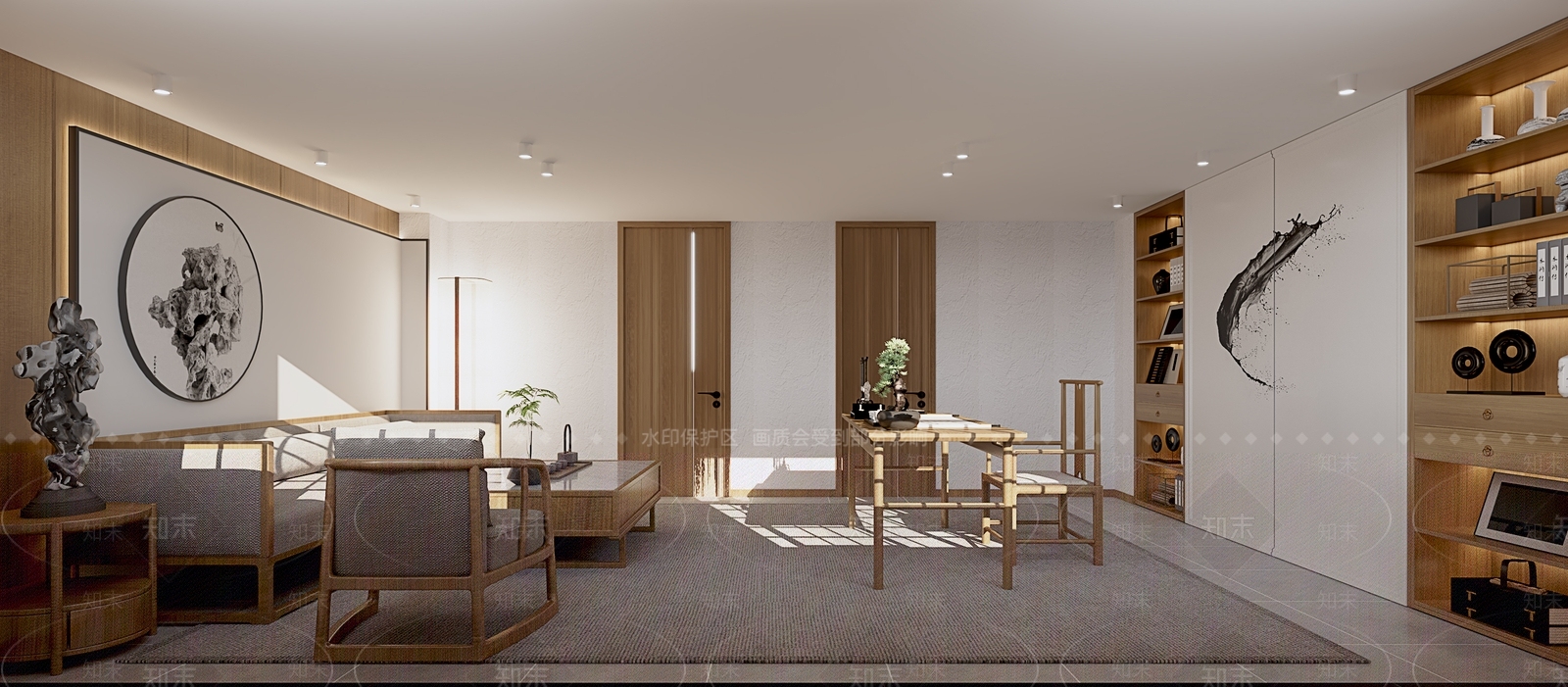 现代翡翠珠宝店3D模型下载【ID:1141108858】