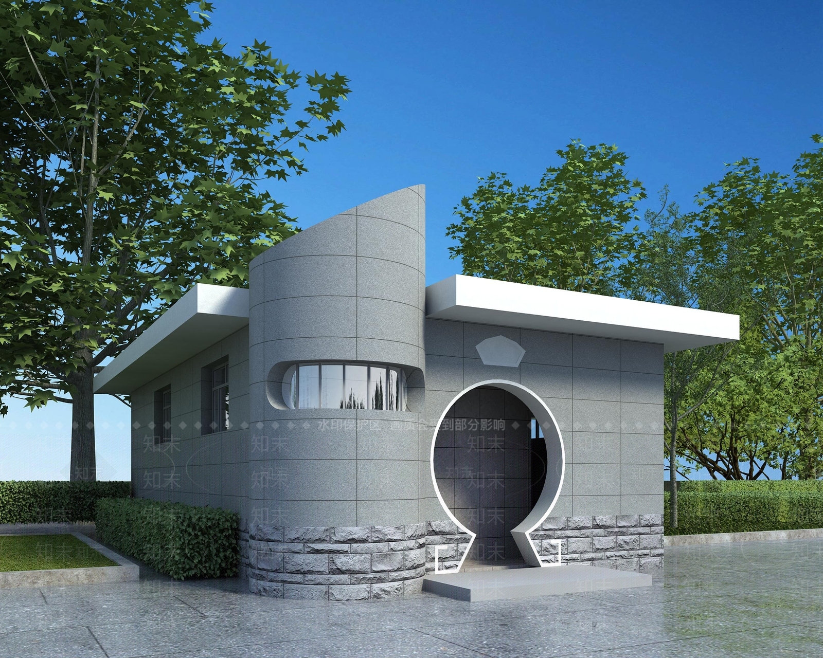 现代卫生间建筑3D模型下载【ID:1141111178】