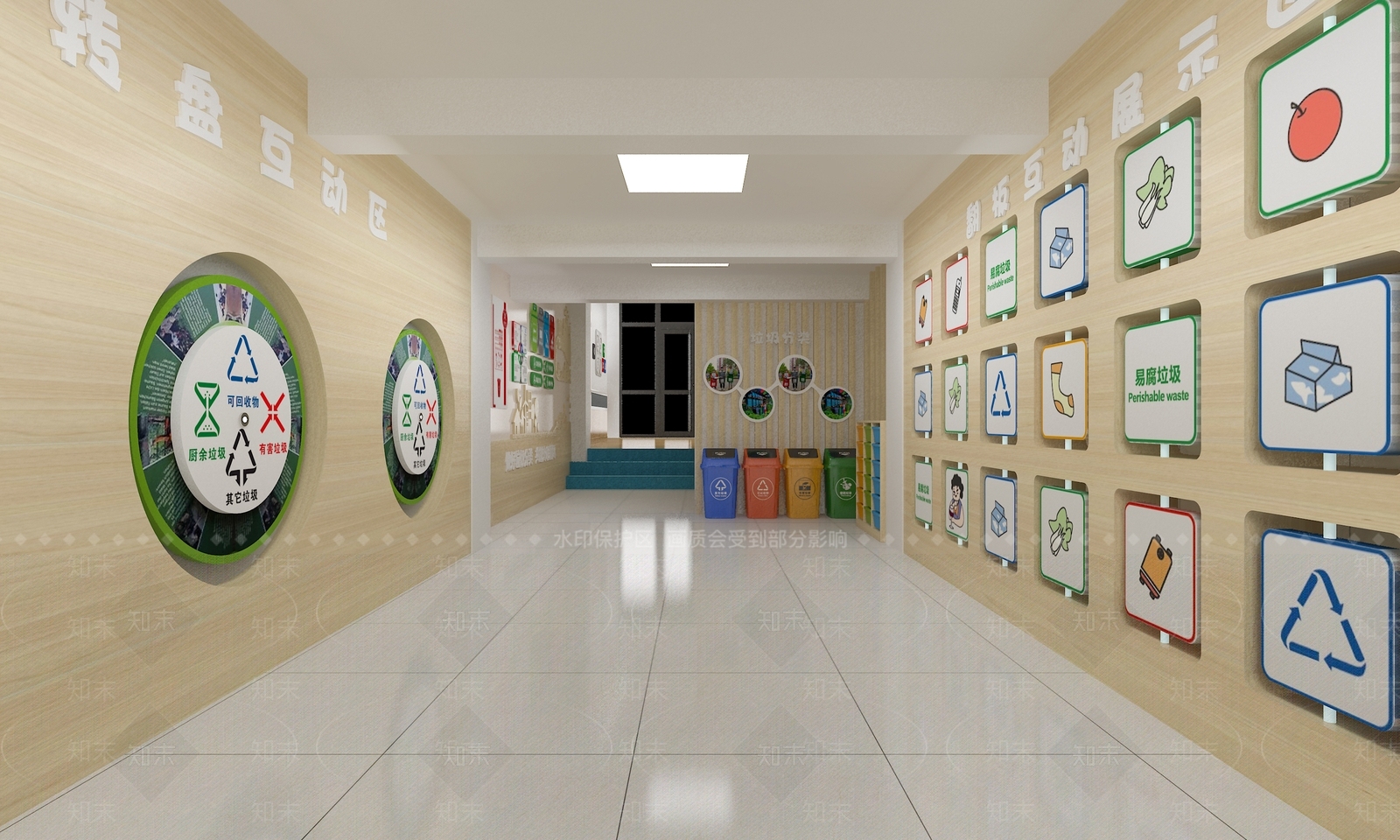 现代公司过道SU模型下载【ID:1141114742】