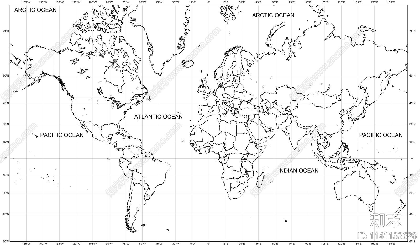 世界地图施工图下载【ID:1141133628】
