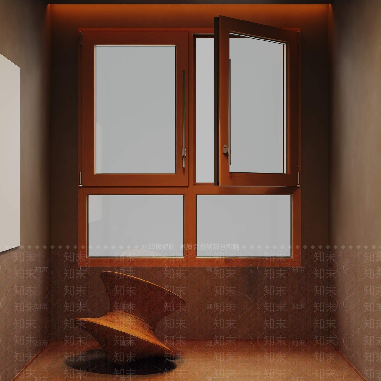 现代窗户SU模型下载【ID:1141134142】