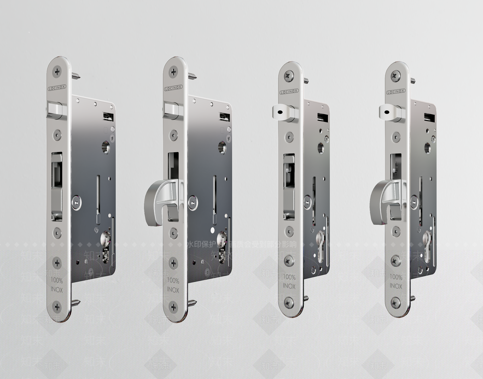 现代门锁锁芯SU模型下载【ID:1141140755】