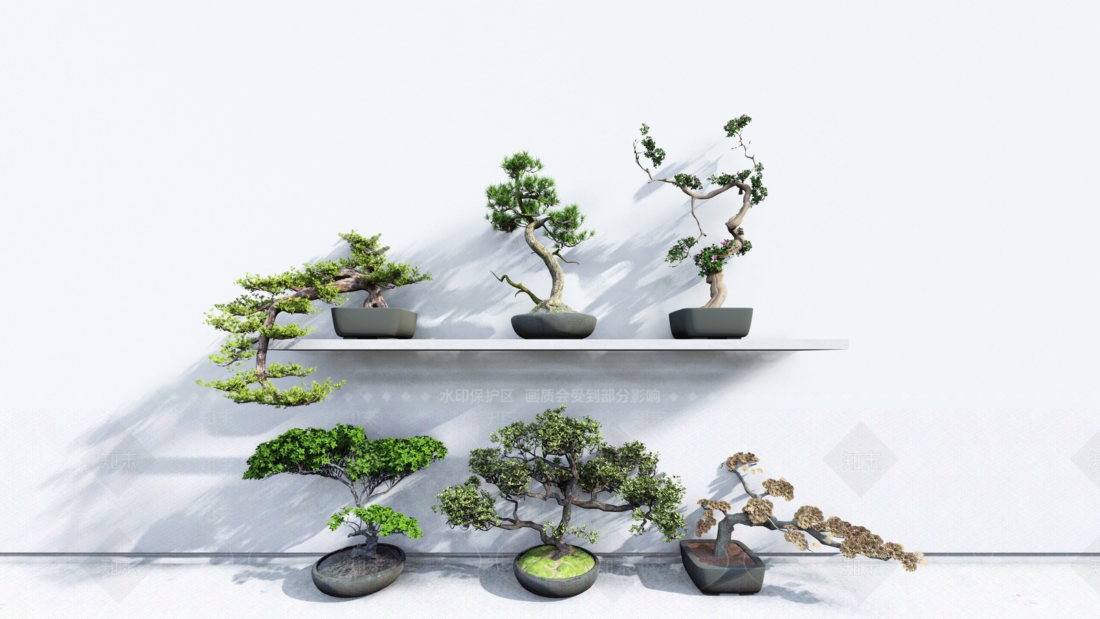 盆栽SU模型下载【ID:1141148965】