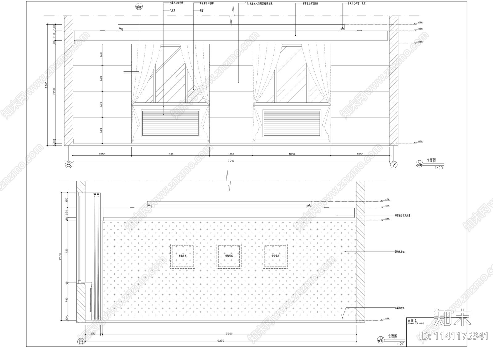 现代乒乓球室室内装修cad施工图下载【ID:1141175941】