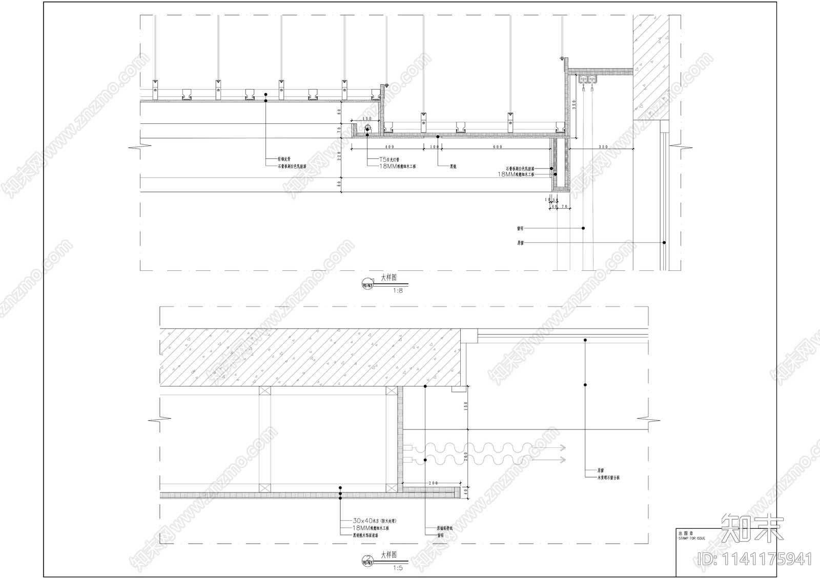 现代乒乓球室室内装修cad施工图下载【ID:1141175941】