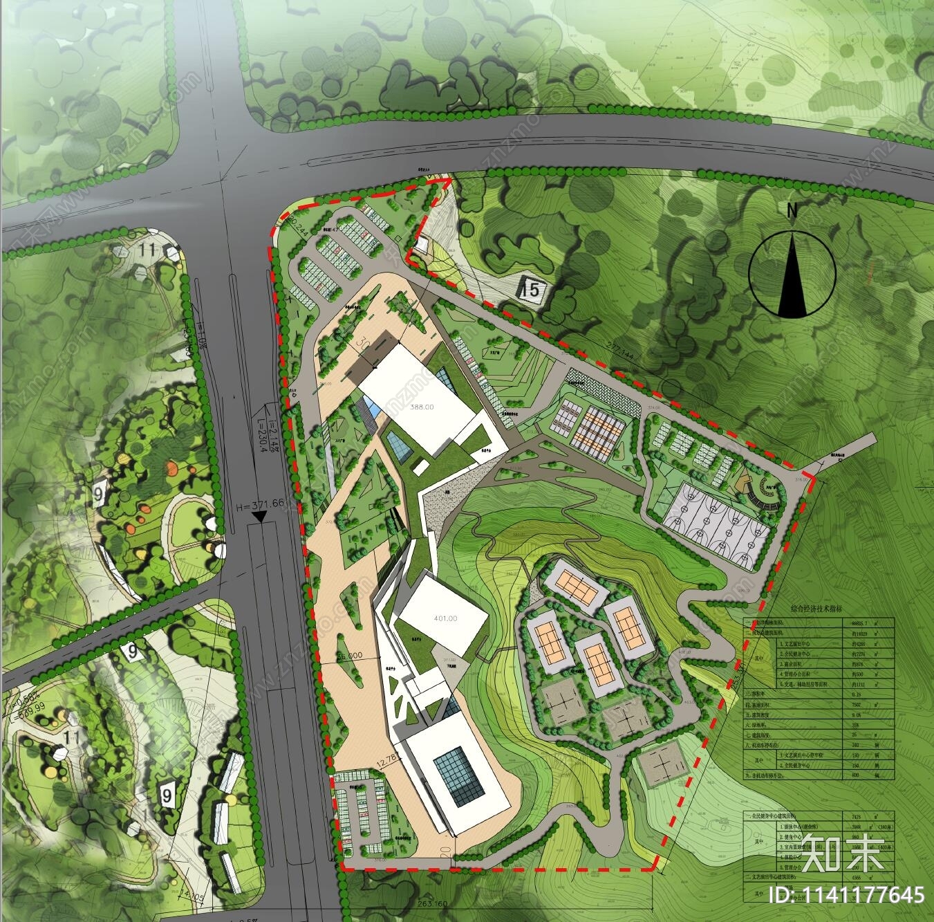 资阳文体中心建筑方案文本下载【ID:1141177645】_【知末方案文本库】