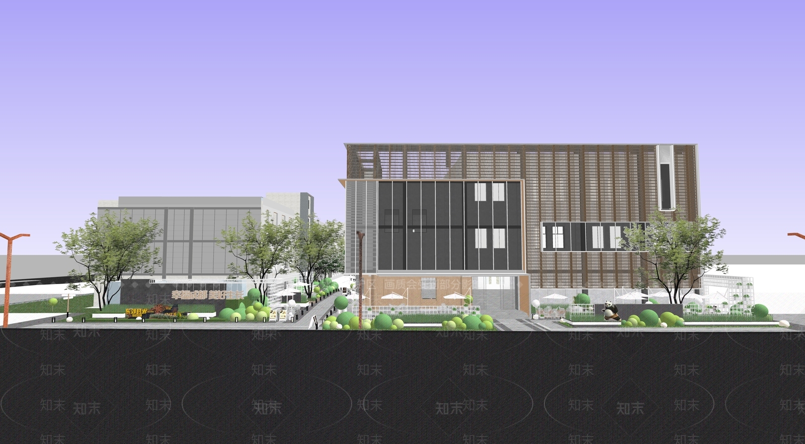 现代生长馆SU模型下载【ID:1141177863】