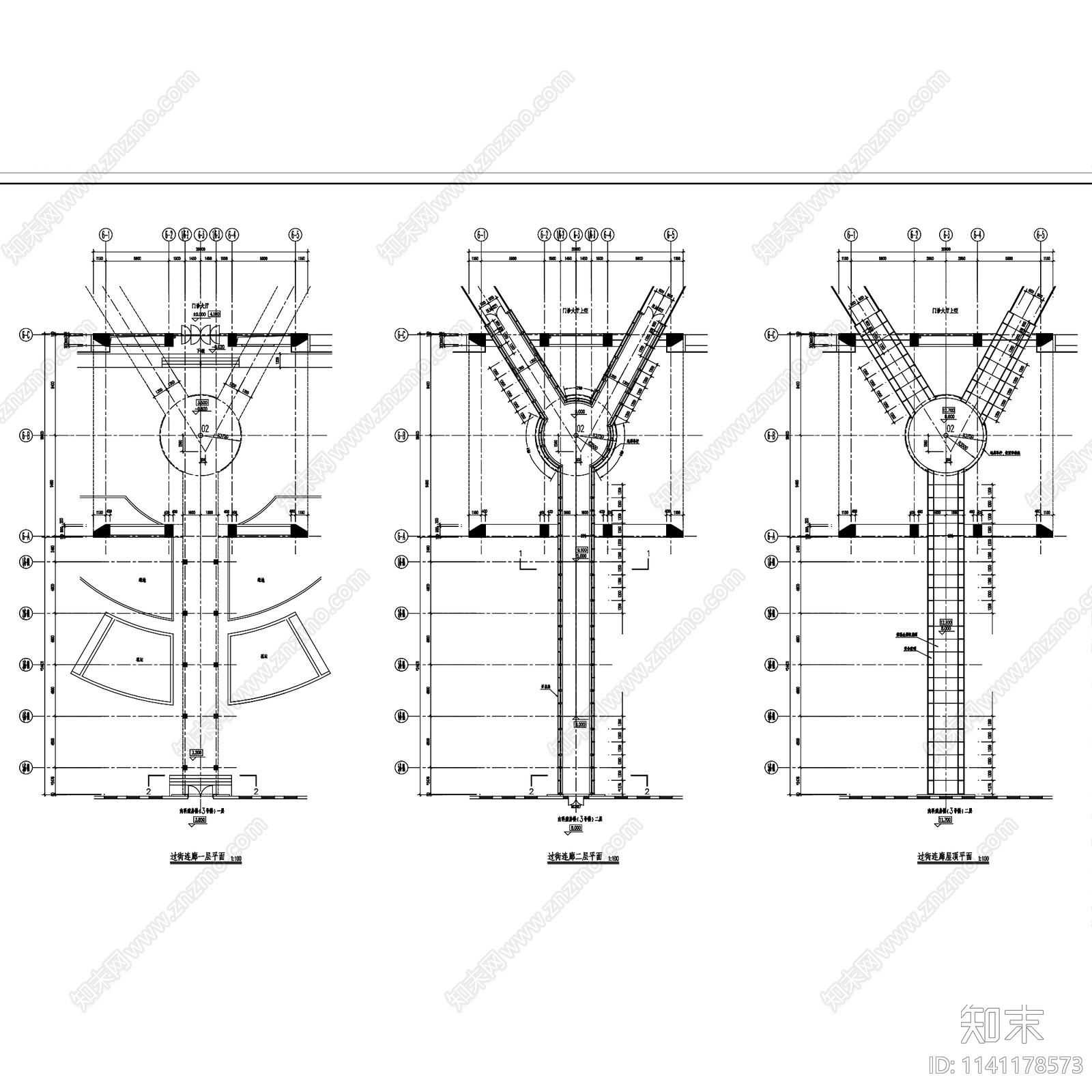 上海中山医院综合楼建筑cad施工图下载【ID:1141178573】