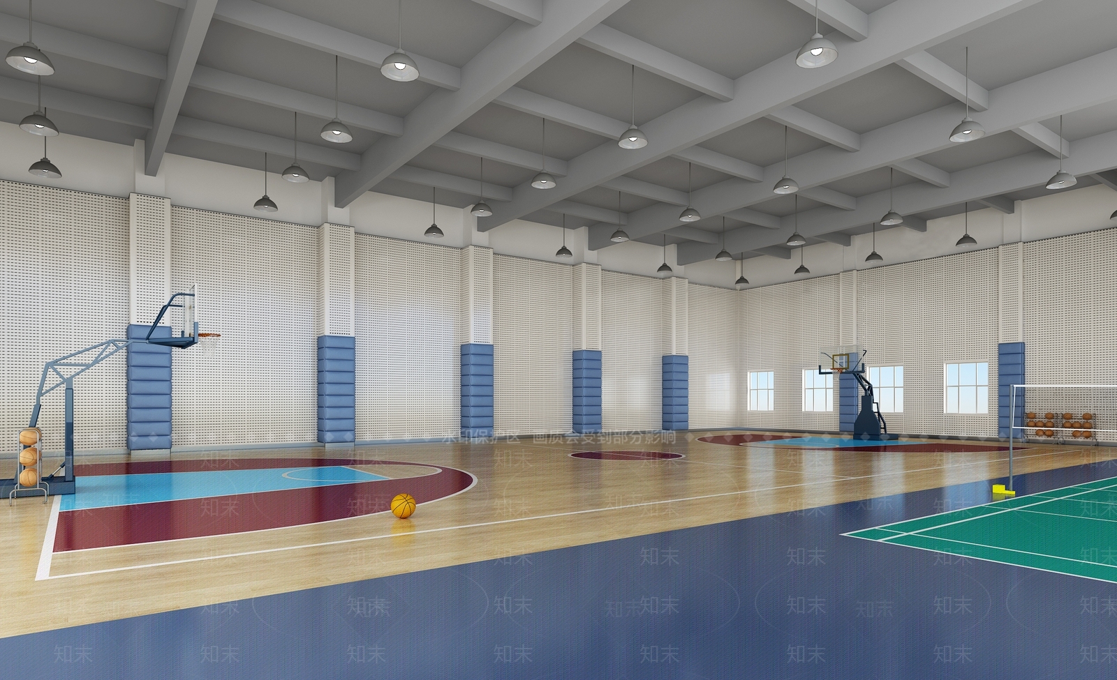 现代球类体育场3D模型下载【ID:1141187120】