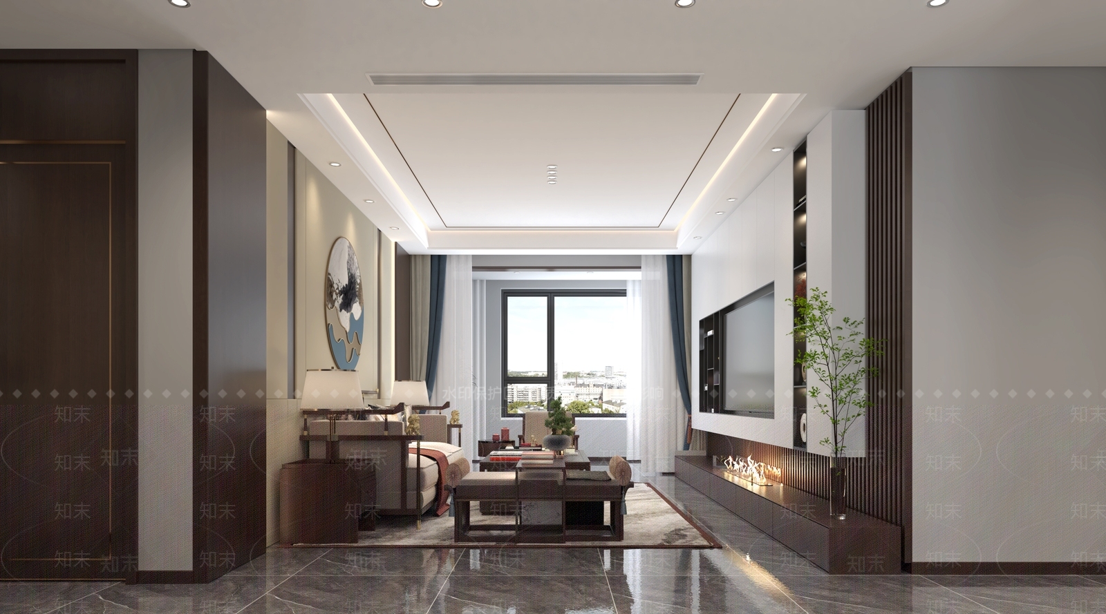 新中式酒窖3D模型下载【ID:1213917460】