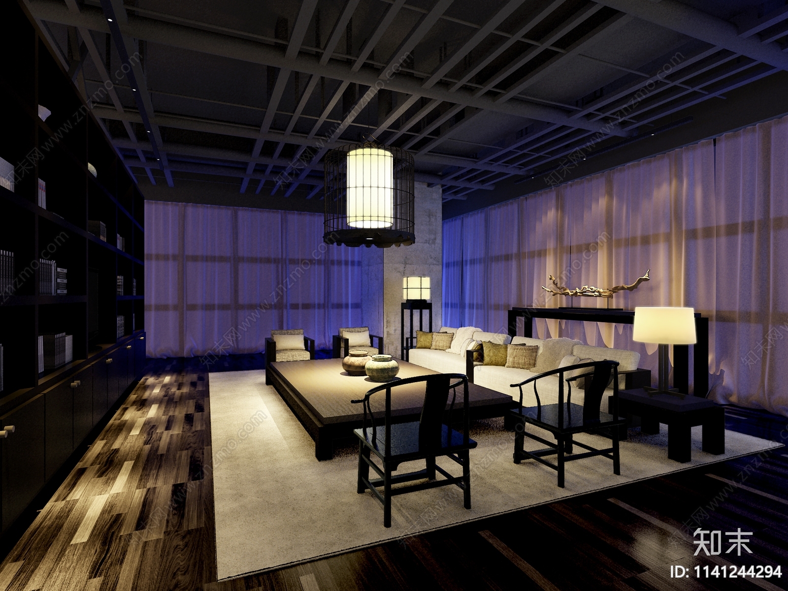 山东叙品办公空间装修cad施工图下载【ID:1141244294】