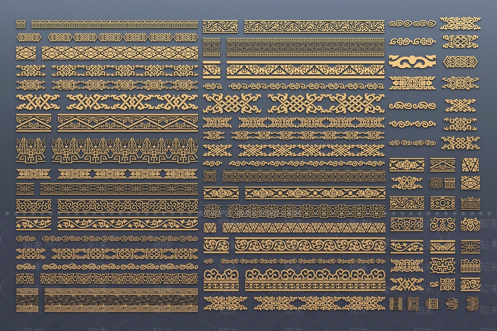 中式雕花3D模型下载【ID:1141250040】_知末3d模型网