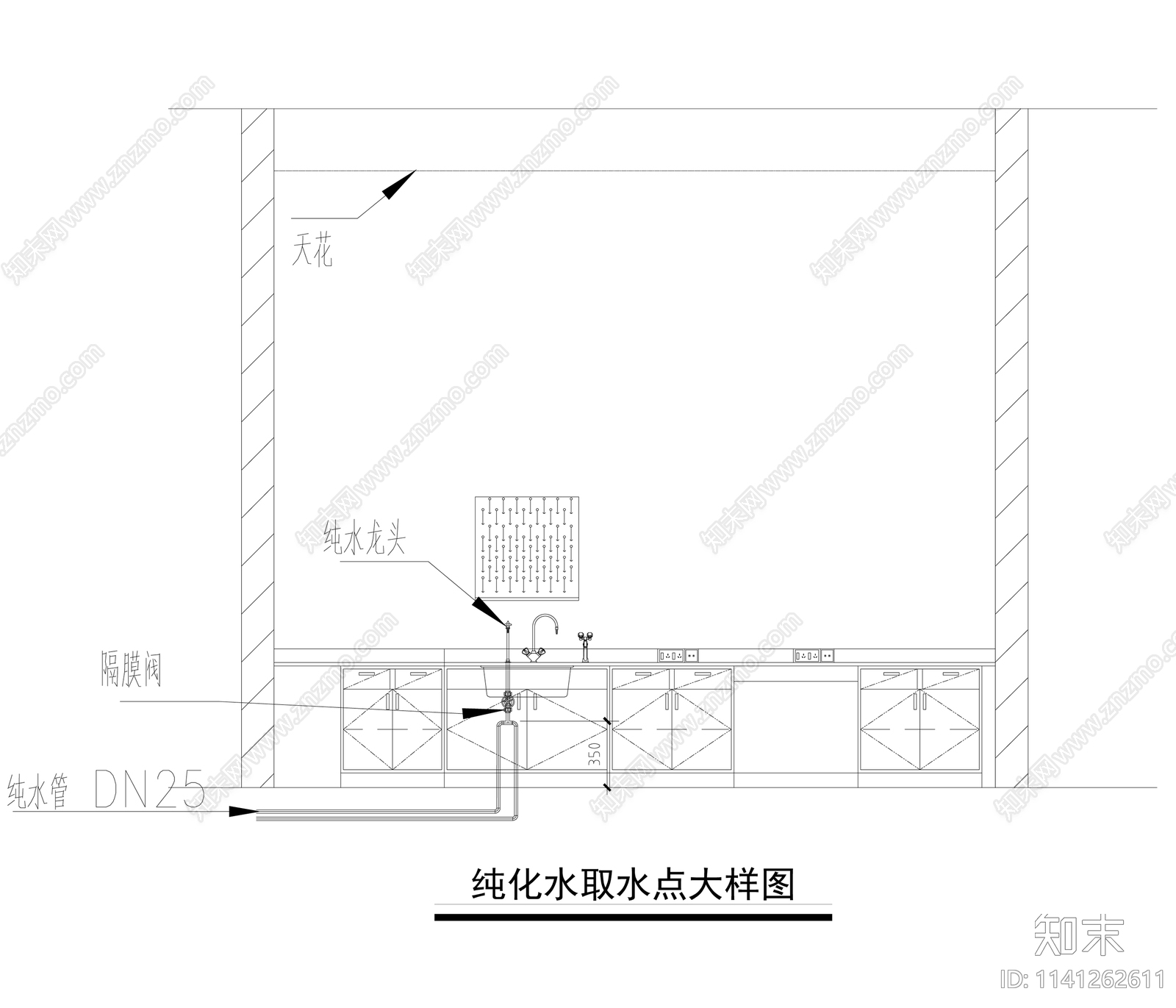 制药质检实验室给排水cad施工图下载【ID:1141262611】